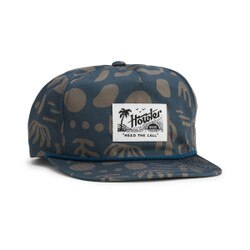 Howler Brothers Distant Forms Unstructured Snapback Hat in Dark Slate